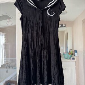 Killstar Black Sailor Moon Dress with Moon and Stars